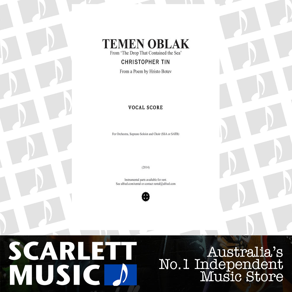 Temen Oblak Choral Sheet Music SATB or SSA — view 2