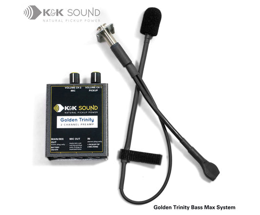 K&K Golden Trinity Bass Max - Double Bass Pickup System