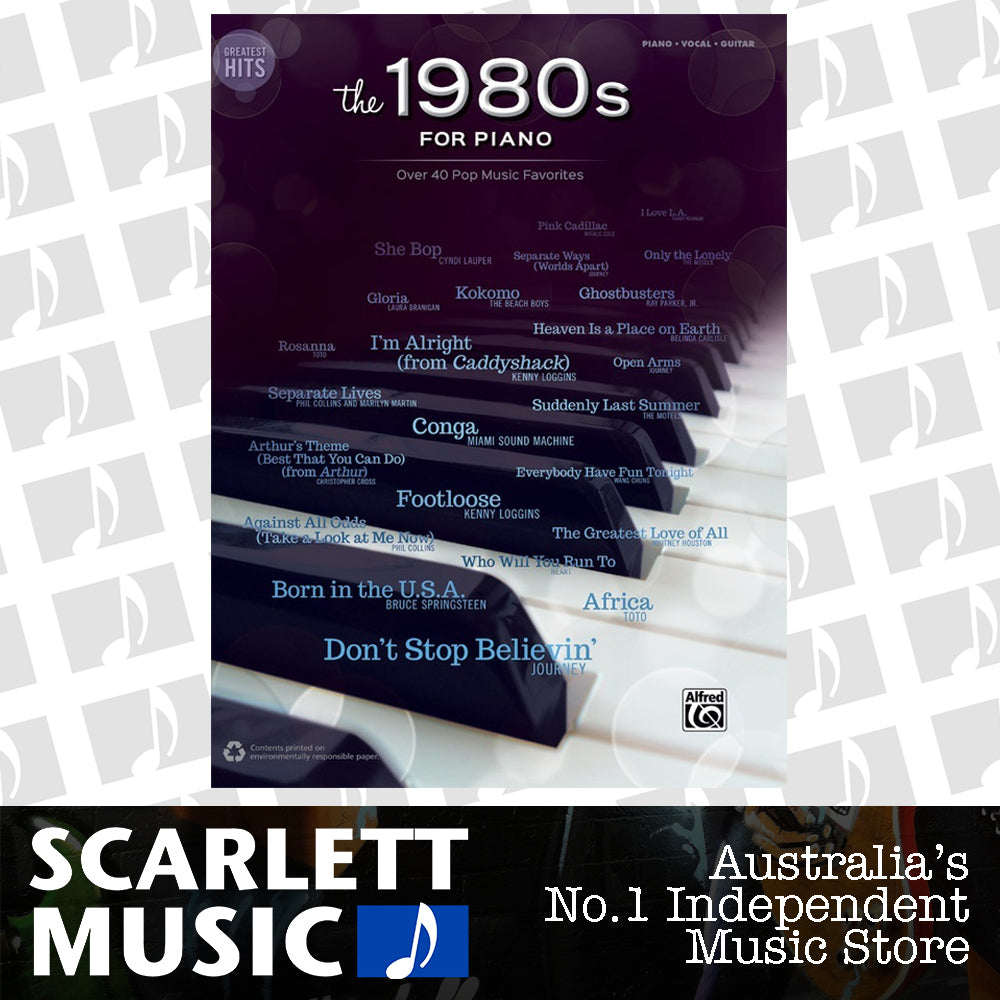 Greatest Hits: The 1980S For Piano PVG — view 2