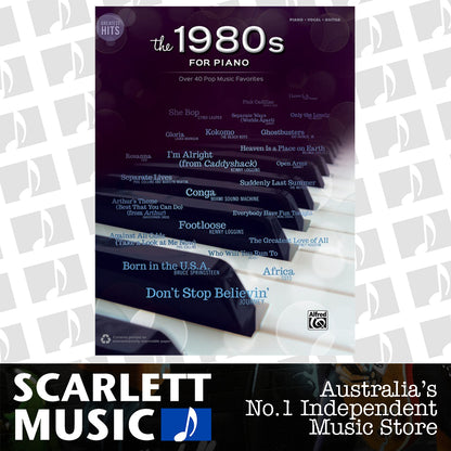 Greatest Hits: The 1980S For Piano PVG — view 2