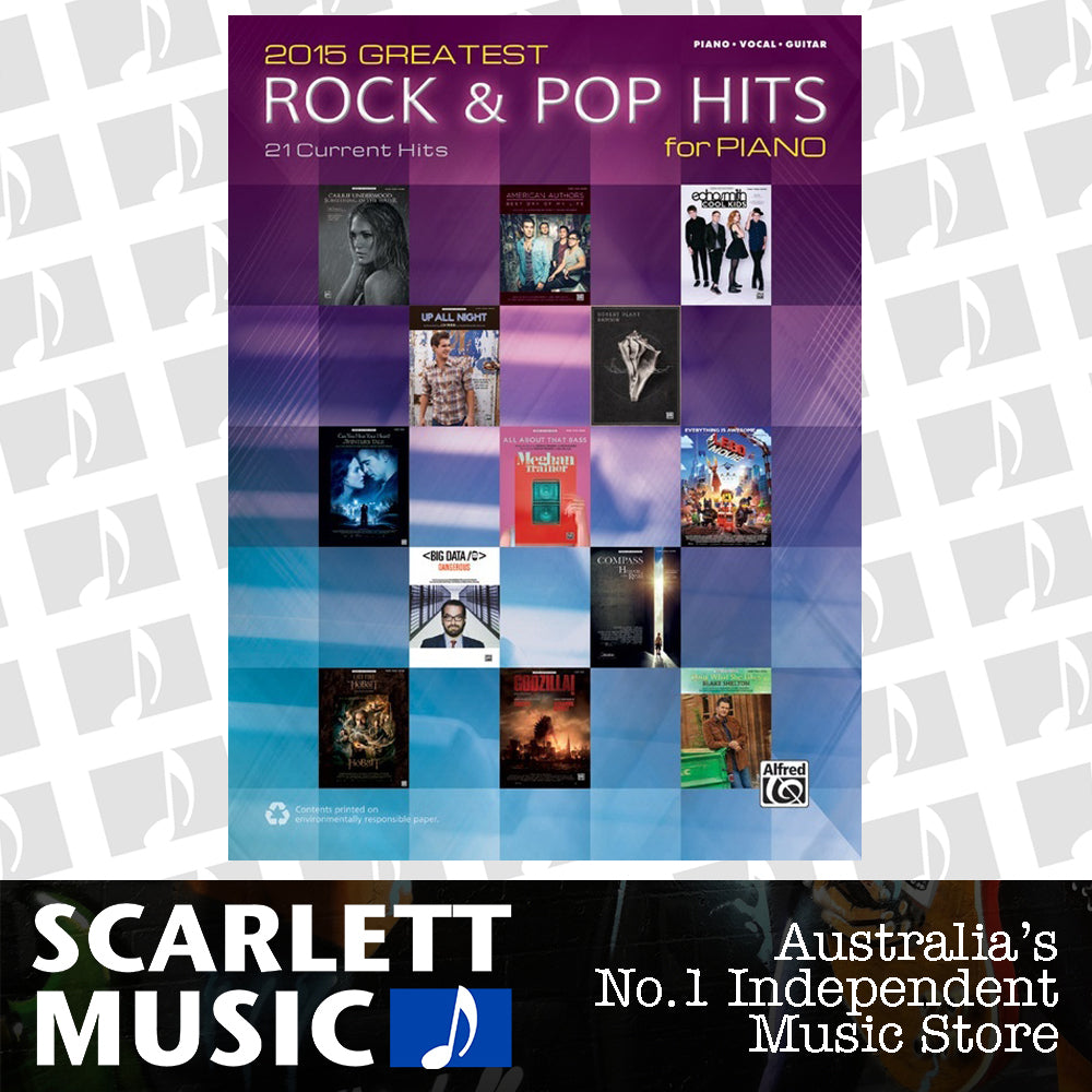 2015 Greatest Rock & Pop Hits For Piano — view 2