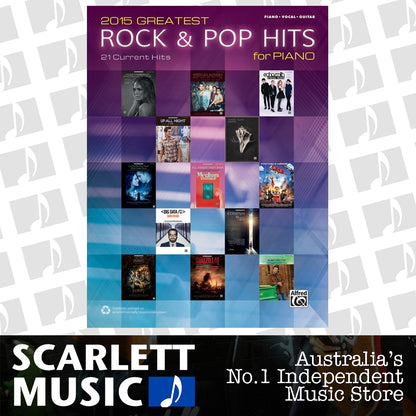 2015 Greatest Rock & Pop Hits For Piano — view 2