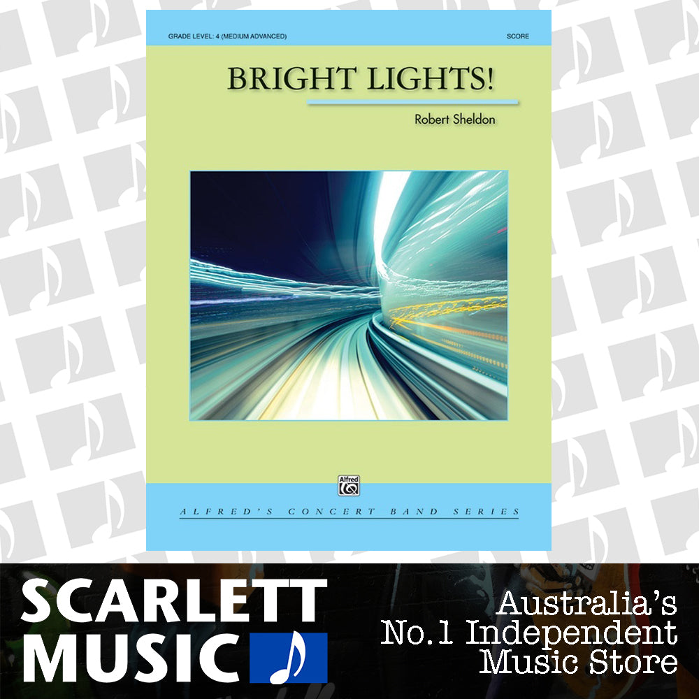 Bright Lights Concert Band Sheet Music Grade 4 — view 2