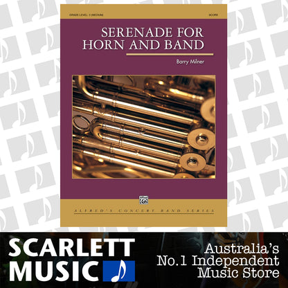 Serenade for Horn and Concert Band Grade 3 Sheet Music — view 2