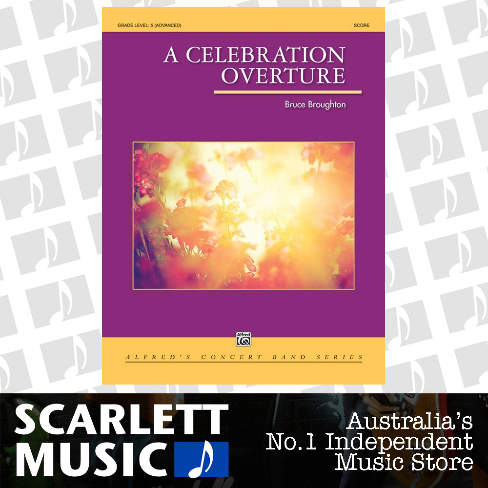 A Celebration Overture Concert Band Sheet Music Grade 5 — view 2