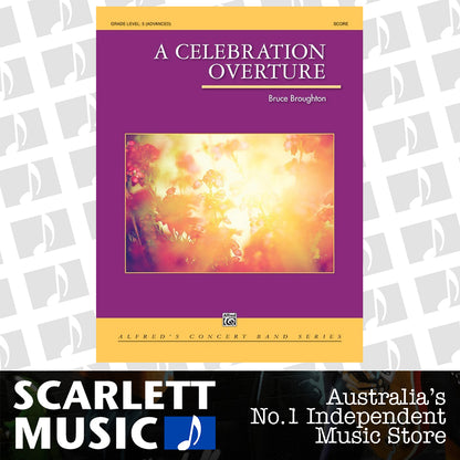 A Celebration Overture Concert Band Sheet Music Grade 5 — view 2