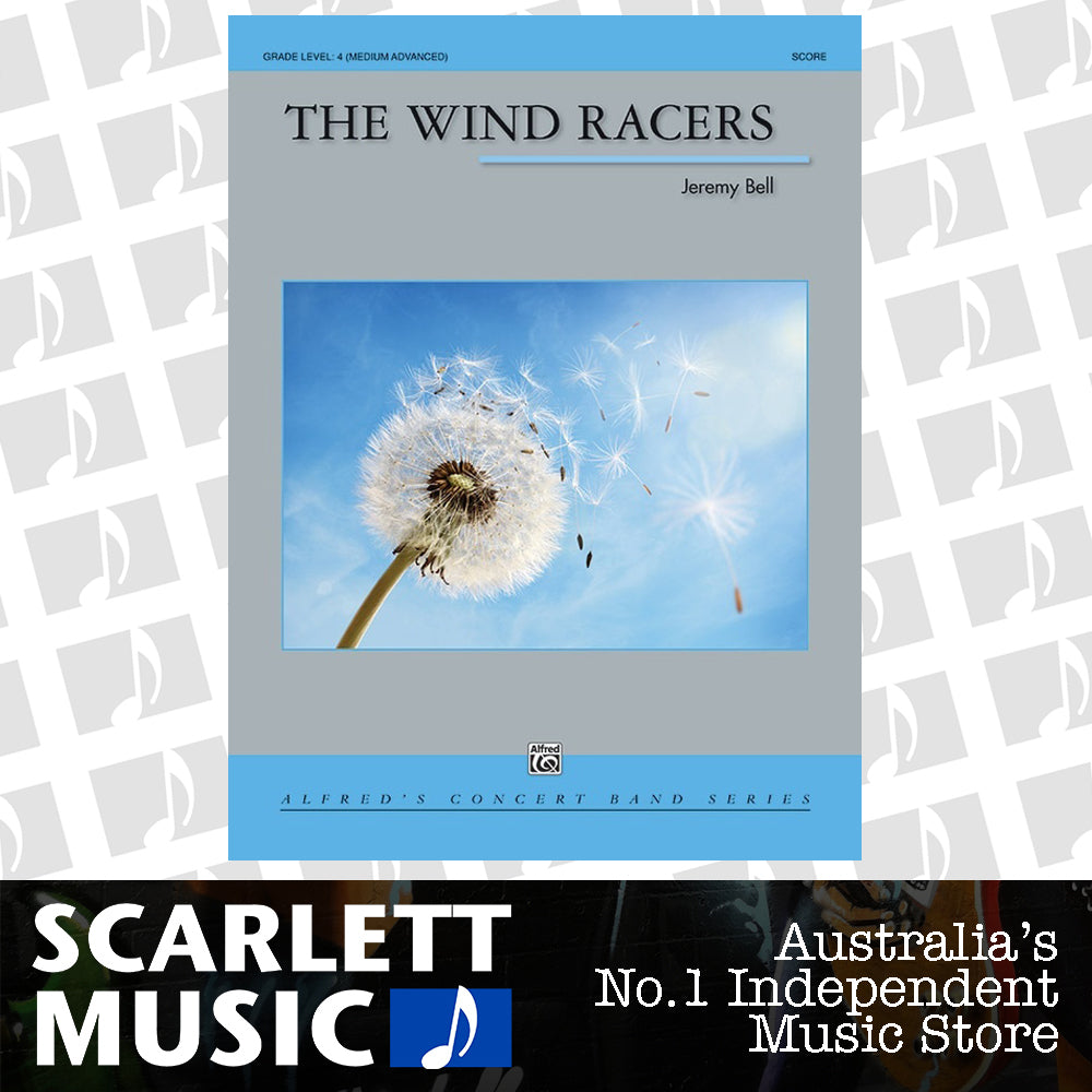 The Wind Racers Concert Band Sheet Music Grade 4 — view 2