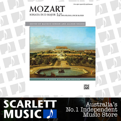 Sonata In D Major K 448 2P4H — view 2