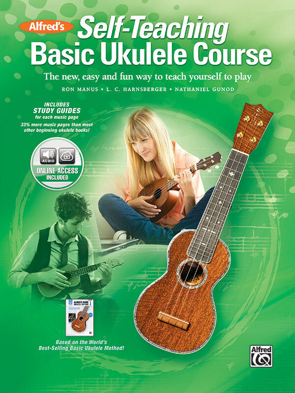 Alfred's Self-Teaching Basic Ukulele Course with Study Guide and CD