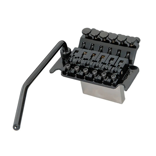 Schaller Lockmeister Tremolo System - Black - 13010437.12.20 - Double Locking, Adjustable Radii, Made in Germany, Includes Locking Nuts and Accessorie