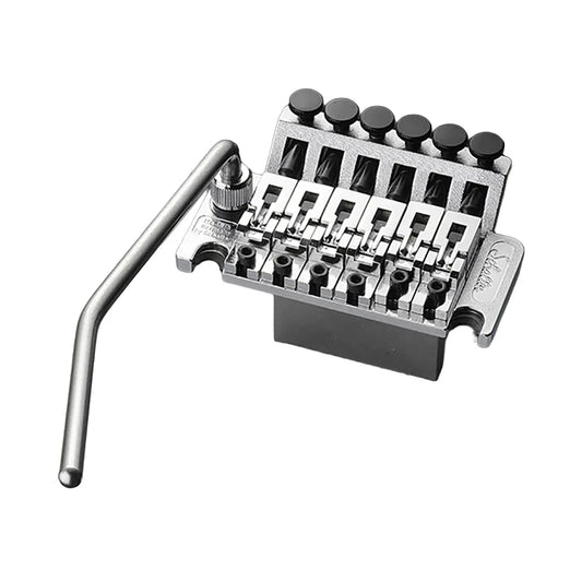 Schaller FR Tremolo System Chrome 13020237.02, 12" Radius, Includes Exchangeable Knife Edges and Saddles, Special Studs for Mounting
