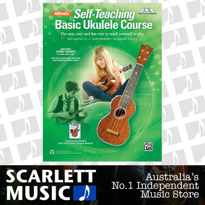 Alfred's Self-Teaching Basic Ukulele Course Book and CD and DVD — view 2