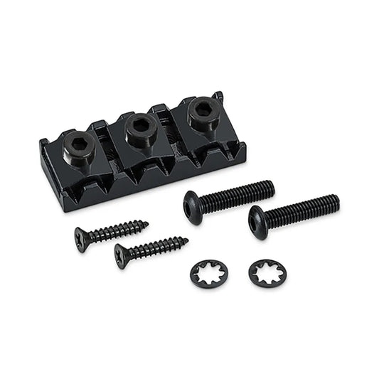Schaller Tremolo Locknut Black 39.69mm R6 with Screws and Bolts