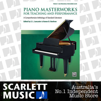Piano Masterworks For Teaching & Performance Vol 1 — view 2