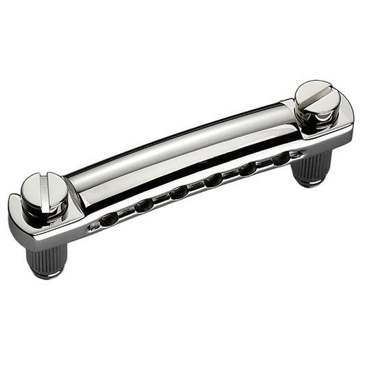 Schaller GTM Series Nickel Stop Tailpiece 12050100 - 82mm for GTM Bridges