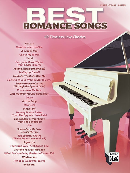 Best Romance Songs PVG Sheet Music