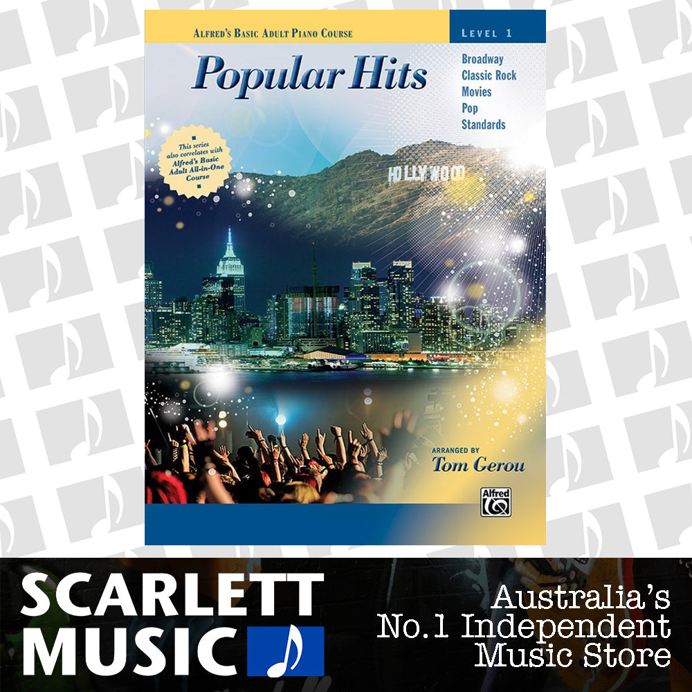 Alfred's Basic Adult Piano Course: Popular Hits Level 1 by Gerou Tom, SKU 44697 — view 2