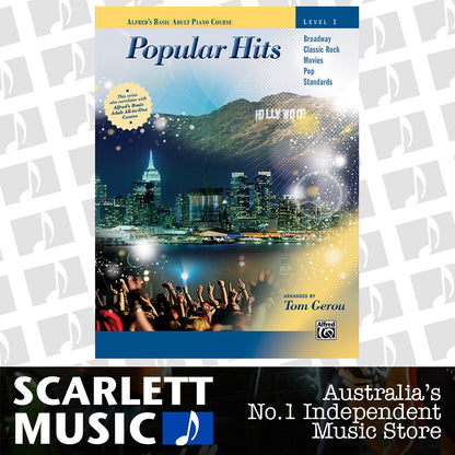 Alfred's Basic Adult Piano Course: Popular Hits Level 1 by Gerou Tom, SKU 44697 — view 2