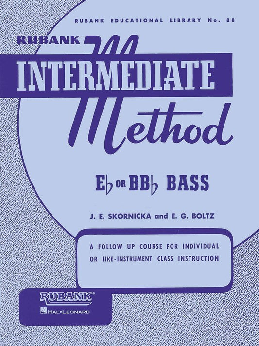 Rubank Intermediate Method — E-flat/B-flat Tuba, Bass Clef (Rubank Publications)