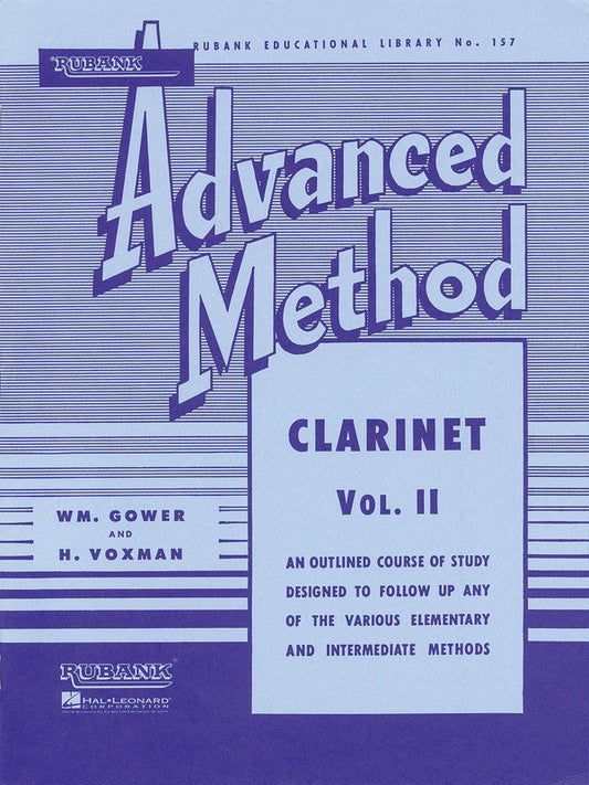 Rubank Advanced Method — Clarinet Vol. 2 (Rubank Publications)