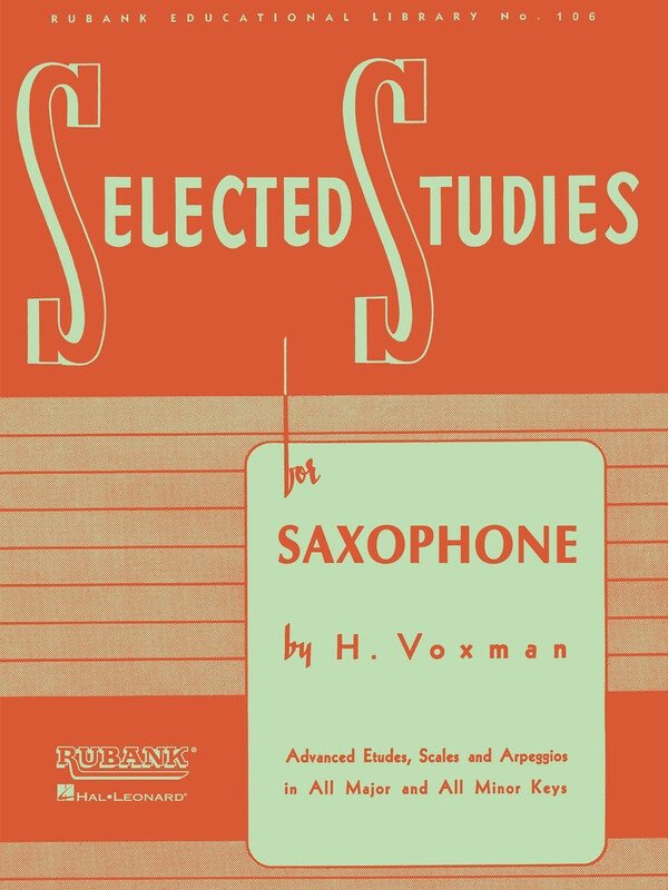 Selected Studies Saxophone (Rubank Publications)