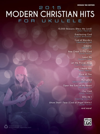 2015 Modern Christian Hits Ukulele Sheet Music