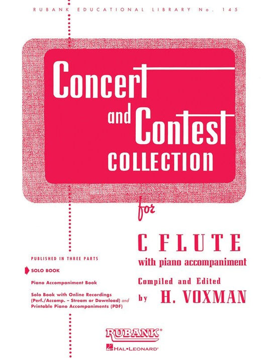 Concert and Contest Collection — Flute Solo Part (Rubank Publications)