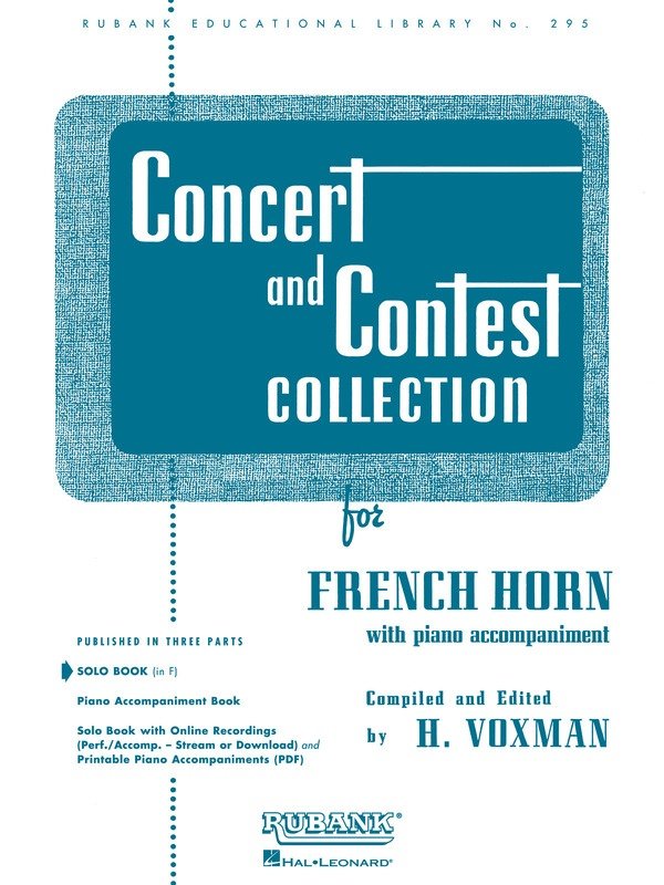 Concert and Contest Collection — French Horn Solo Part (Rubank Publications)