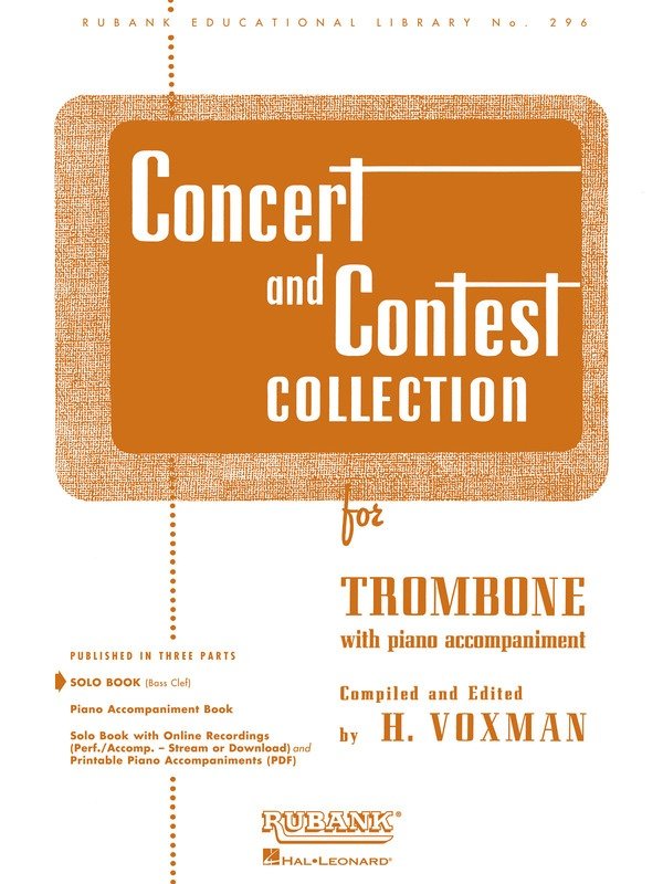 Concert and Contest Collection — Trombone Solo Part (Rubank Publications)