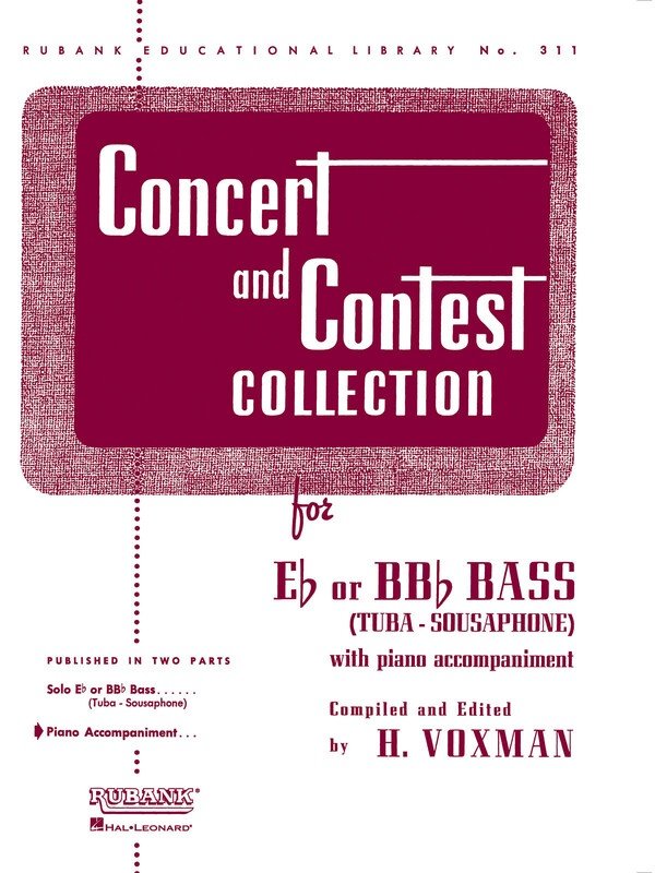 Concert and Contest Collection — Tuba with Piano Accompaniment (Rubank Publications)