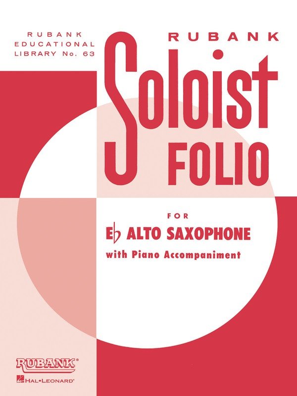 Soloist Folio — Alto Saxophone and Piano (Rubank Publications)