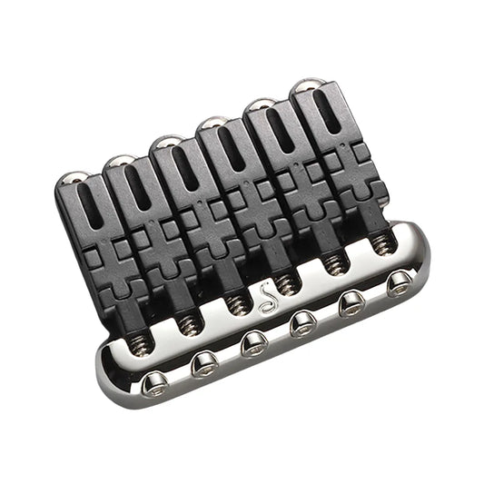 Schaller Hannes6 Electric Guitar Bridge - Nickel - 12010100