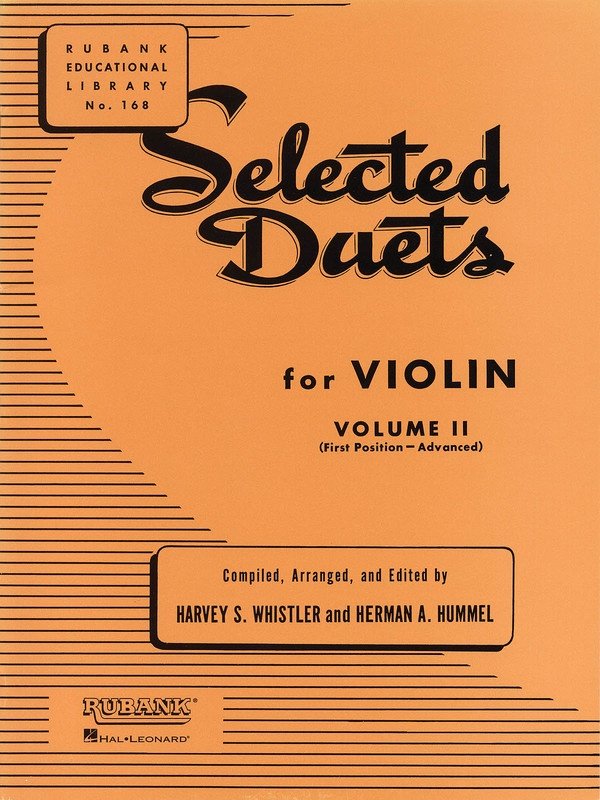 Selected Duets Vol. 2 — Violin, Advanced (Rubank Publications)