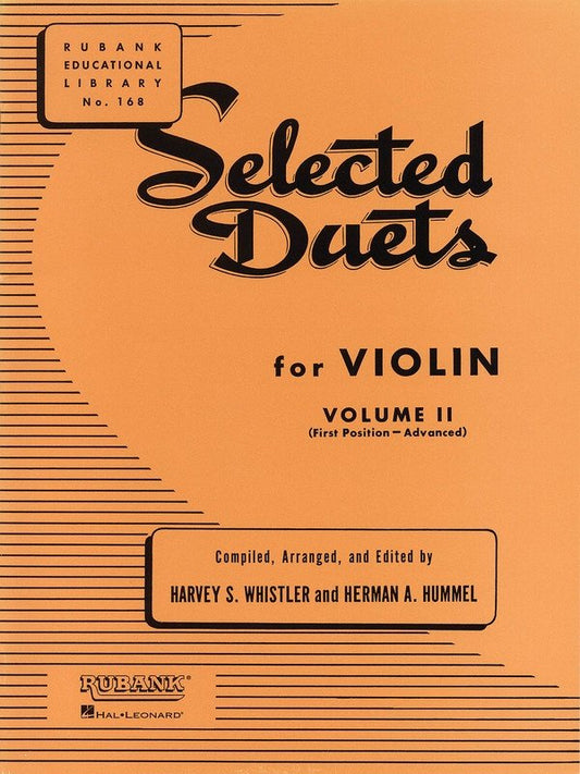 Selected Duets Vol. 2 — Violin, Advanced (Rubank Publications)
