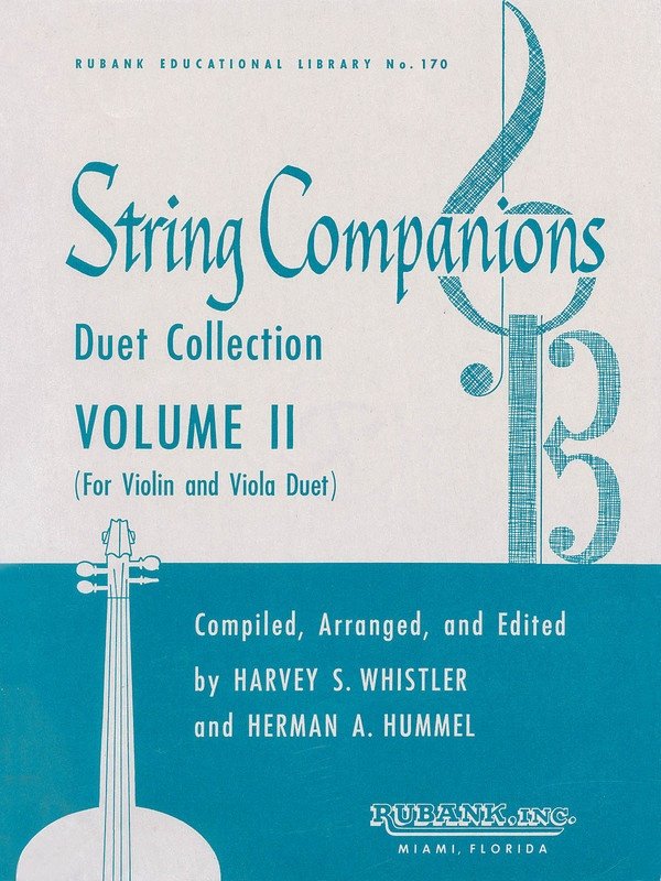String Companions Vol. 2 — Violin and Viola Duet (Rubank Publications)