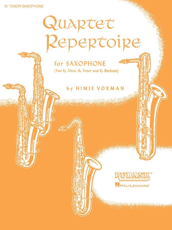 Quartet Repertoire 1St Alto Sax (Rubank Publications)