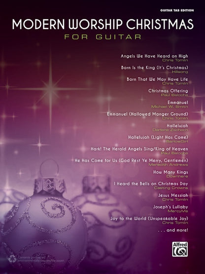 Modern Worship Christmas For Guitar