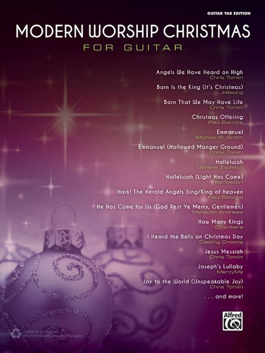 Modern Worship Christmas For Guitar