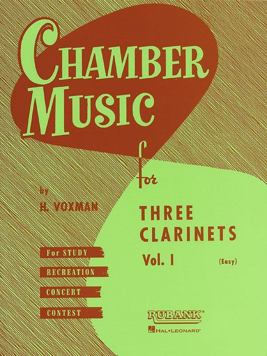 Chamber Music for 3 Clarinets Vol. 1 — Clarinet Trio (Rubank Publications)