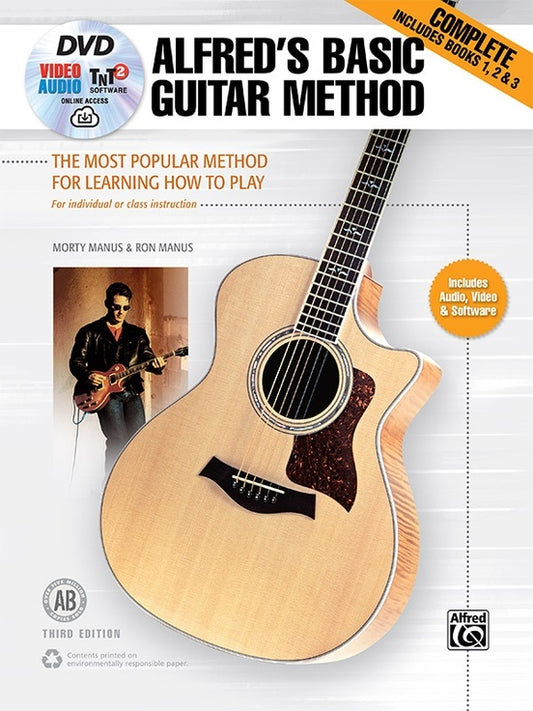Alfred's Basic Guitar Method Complete Third Edition Bk/DVD/OA - Manus Morty / Manus Ron Alfred 44749