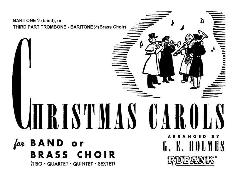 Christmas Carols for Band — Baritone BC (Rubank Publications)