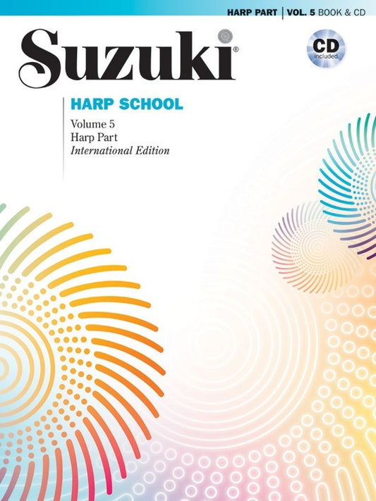 Suzuki Harp School Volume 5 Book/CD