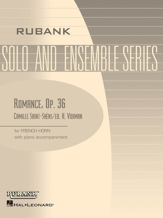Saint-Saens - Romance Op 36 French Horn/Piano (Rubank Publications)