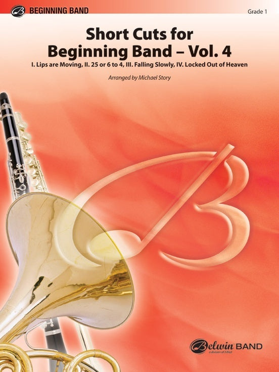 Short Cuts for Beginning Band No 4 - Concert Band Grade 1 - Arranged by Michael Story