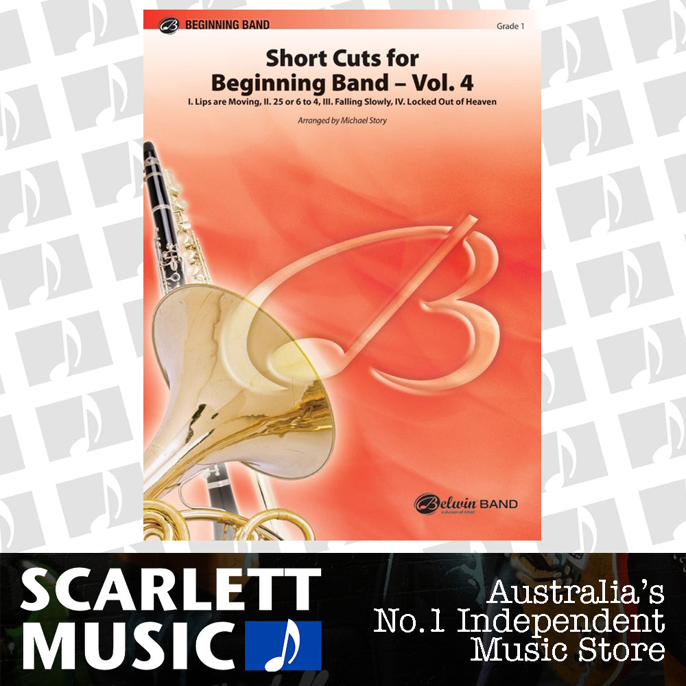 Short Cuts for Beginning Band No 4 - Concert Band Grade 1 - Arranged by Michael Story — view 2