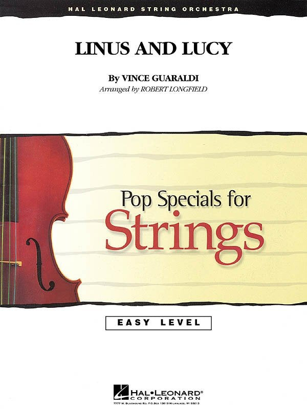 Linus and Lucy — String Orchestra Grade 2 (Hal Leonard)