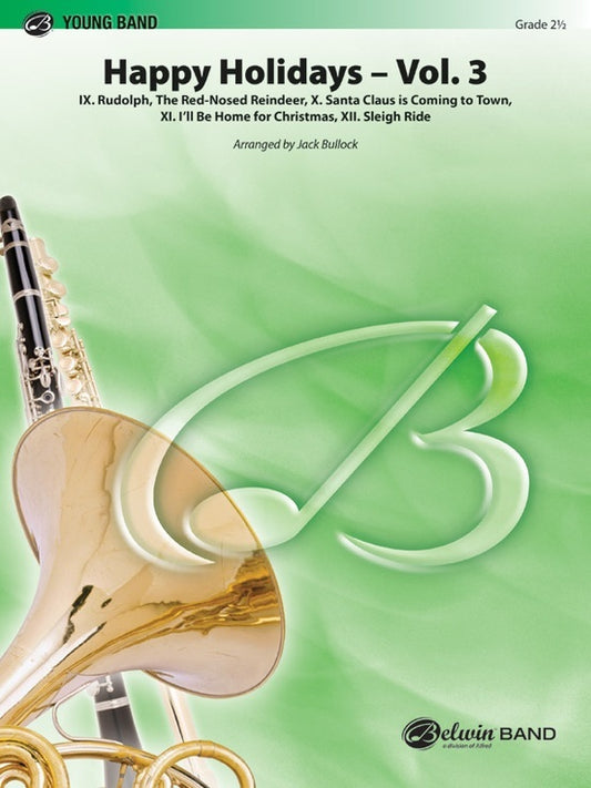 Happy Holidays Vol 3 Concert Band Gr 2.5