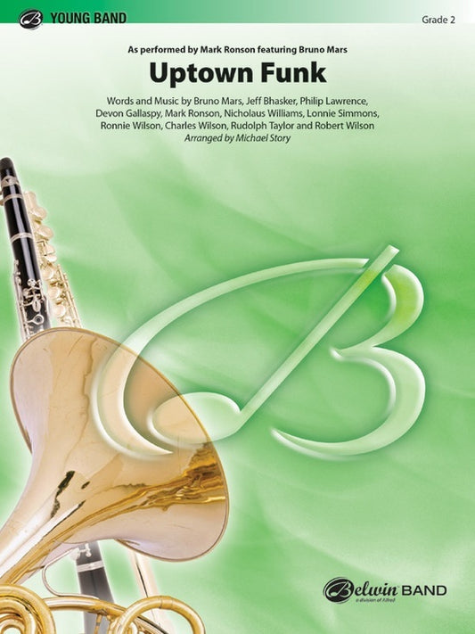 Uptown Funk Concert Band Sheet Music Grade 2