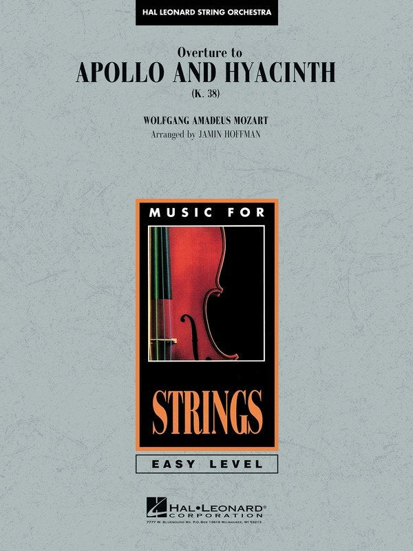 Overture to Apollo and Hyacinth — String Orchestra Grade 2 Score & Parts (Hal Leonard)