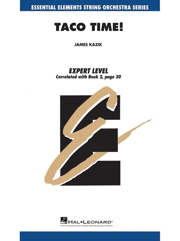 Taco Time! — String Orchestra Grade 2 Score & Parts (Hal Leonard)